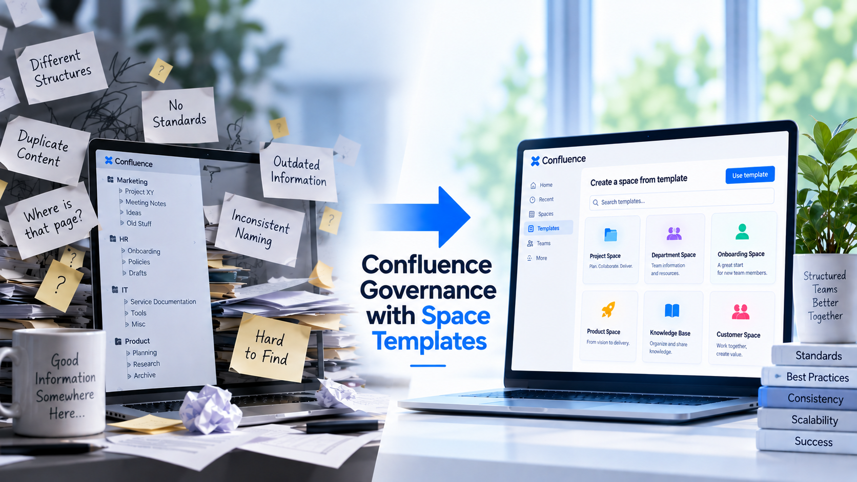 Confluence Governance at Scale: How Space Templates Bring Structure to Your Knowledge Base